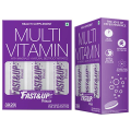Fast & Up Vitalize Nutraceutical Multi Vitamin Effervescent Tablets Orange Flavour 20 Tab 